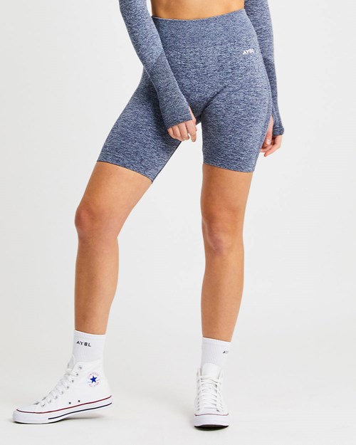 AYBL Motion Seamless Cycling Shorts Azul Marino | FIAVPMR-53