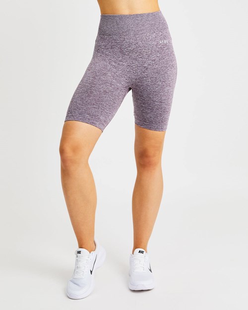 AYBL Motion Seamless Cycling Shorts Morados | MRHKIDN-90