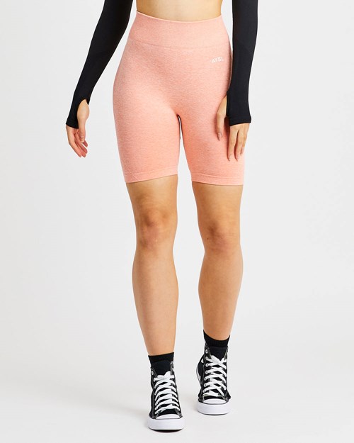 AYBL Motion Seamless Cycling Shorts Peach Marl | CPNGTEA-18
