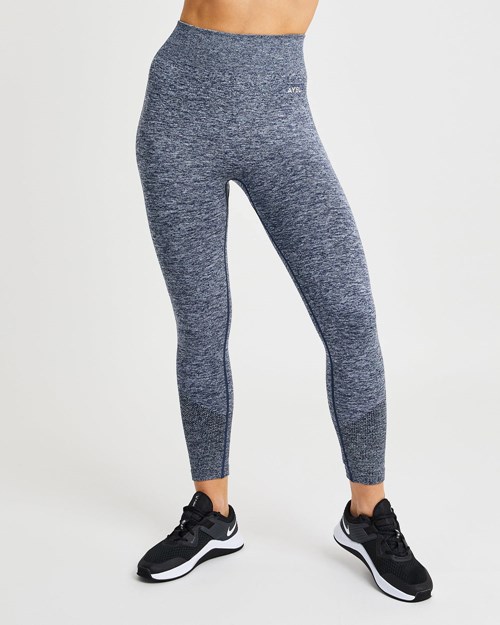 AYBL Motion Seamless Leggings Azul Marino | IVLJPAZ-57