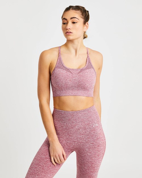 AYBL Motion Seamless Sports Bra Rojos | TBUHGXC-57