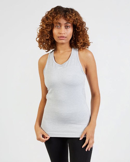 AYBL Motion Seamless Vest Grises Claro | JIPOGRC-08