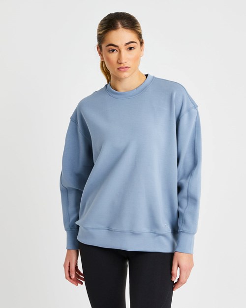 AYBL Oversized Jumper Azules | CYPBZTQ-39