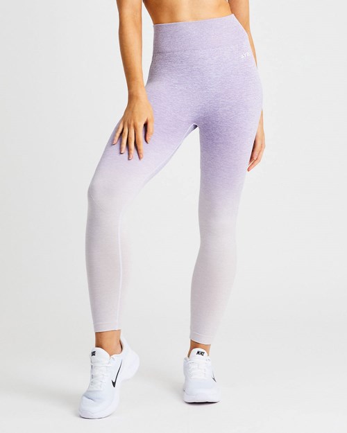 AYBL Pulse Ombré Seamless Leggings Lilac | FDUJTAP-58