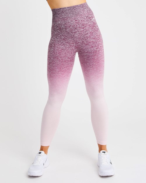 AYBL Pulse Ombré Seamless Leggings Plum | QINPODJ-81