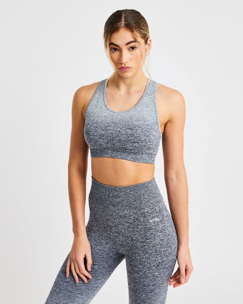 AYBL Pulse Ombré Seamless Sports Bra Grises | XEDUZYK-23