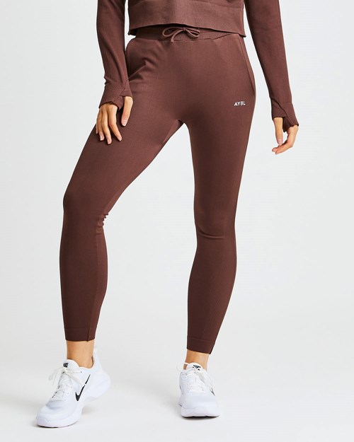 AYBL Recovery Joggers Chocolate Marrom | ZVYGJPD-14