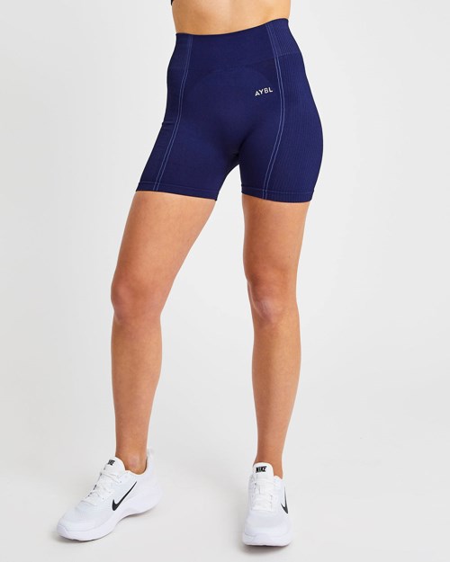 AYBL Reflex Seamless Shorts Azul Rey Azules | ZCLXGWO-64