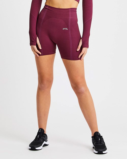 AYBL Reflex Seamless Shorts Plum | ASOPNLW-56