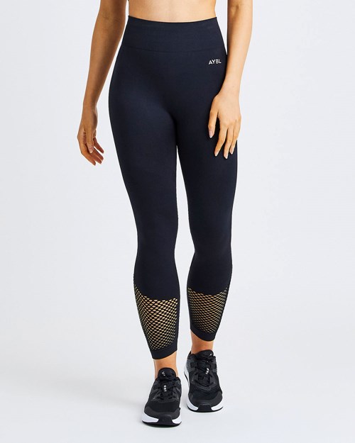 AYBL Reform Seamless Leggings Negros | HSGAWEJ-67
