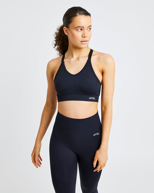 AYBL Reform Seamless Sports Bra Negros | TAUEGBC-42
