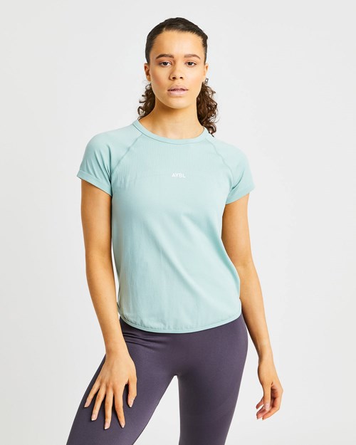 AYBL Reform Seamless T Shirt Verdes | NQGJMYZ-35