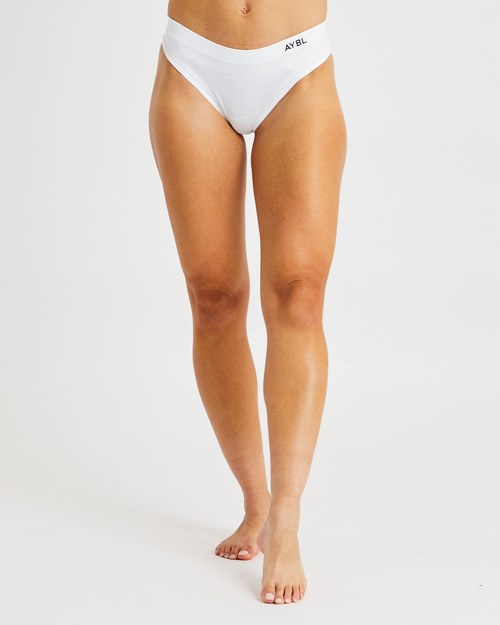 AYBL Seamless Hipsters Blancos | YRJAIQV-57