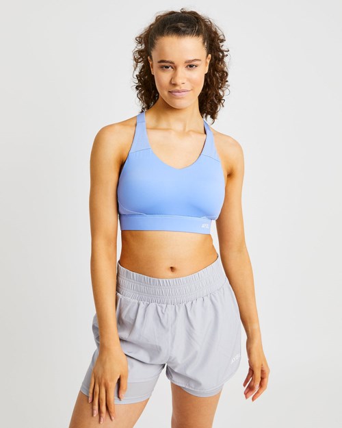 AYBL Sportive Open Back Sports Bra Azules | MFJVUEC-12