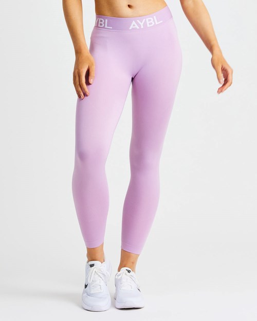 AYBL Staple Seamless Low Rise Leggings Rosas | KXSVGZY-40