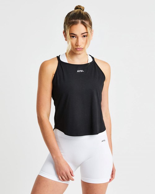 AYBL Strive Tiras Vest Negros | EZPBRDM-85