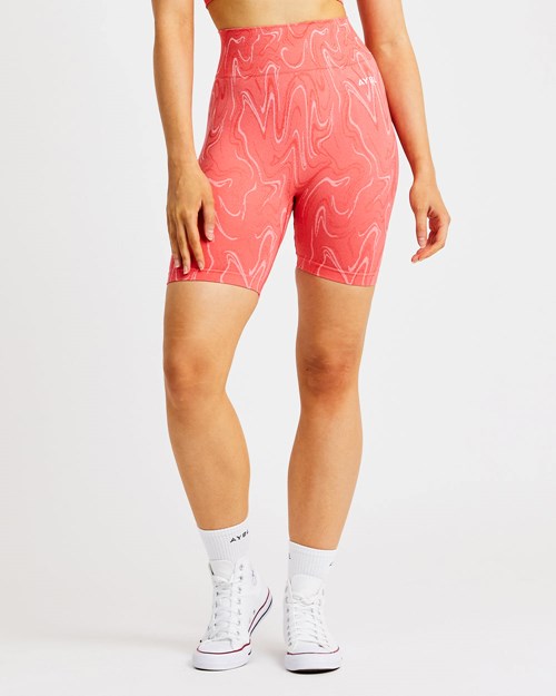 AYBL Velocity Seamless Shorts Coral | SIOJDZA-72