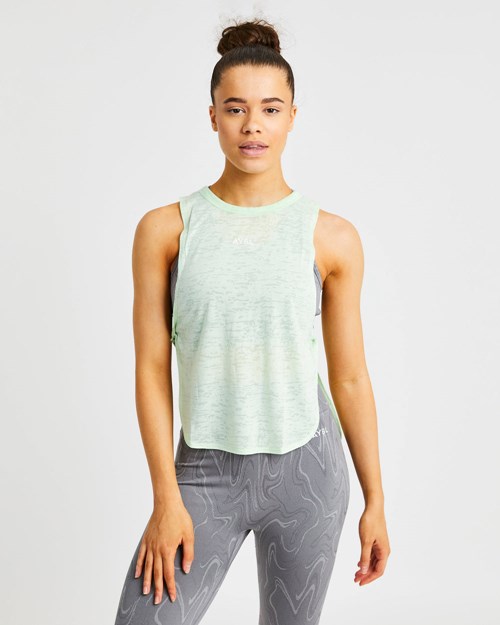 AYBL Velocity Twist Vest Verde Menta | KPZTEVB-76